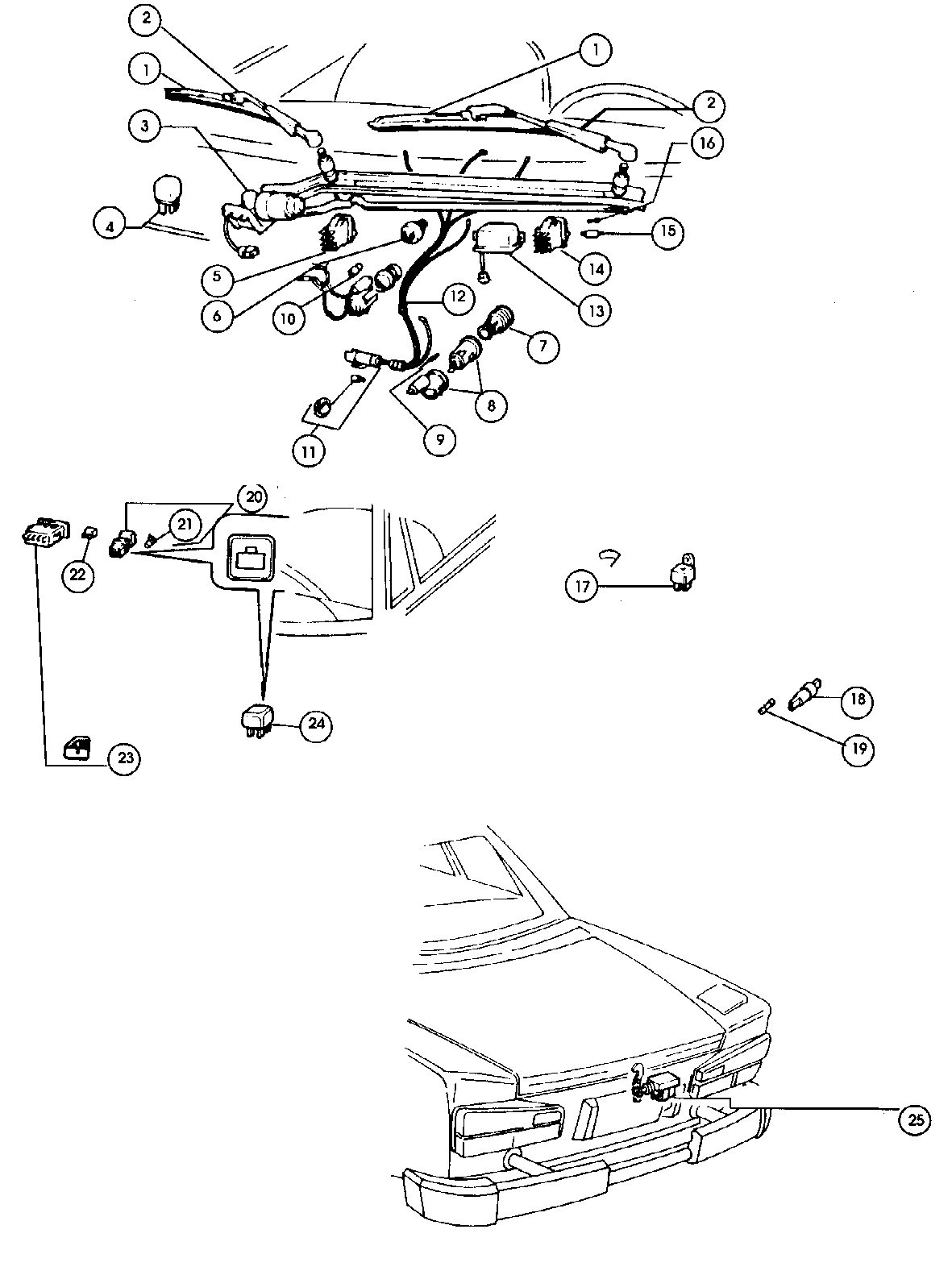 Fiat 124 Misc. Electrical Equipment – 1979-85 1995cc. | Fiat 500 and