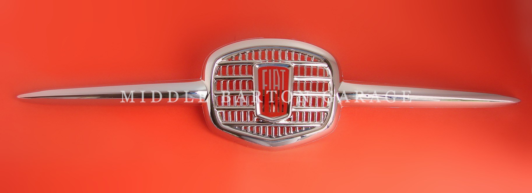 fiat 500 front badge