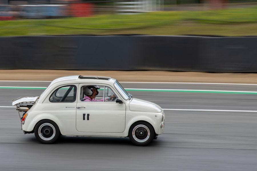 Abarth Heritage Group Cars - Brands Hatch - Credit Chris Bass