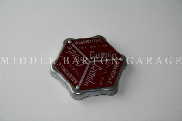 ABARTH oil filler cap - Castrol