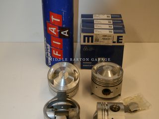 PISTON SET  105TC HIGH COMP.84.4MM 1600/1800/2000 TC DOME 8MM 124/105TC/130TC/131/132