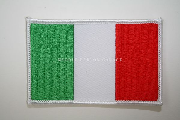 ITALIAN FLAG BADGE/PATCH 100x60mm