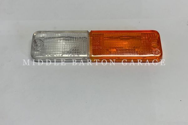 FRONT INDICATOR LENS, LH, ORANGE/CLEAR