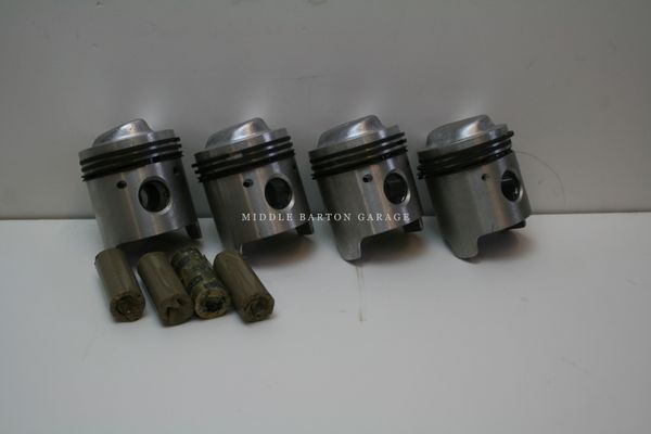 1100 PISTON SET "BY NOVA" 68.80MM HIGH COMPRESSION
