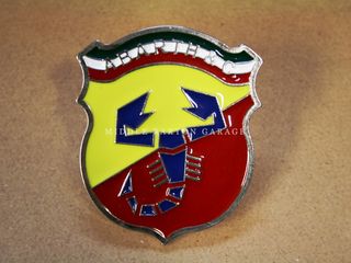 ABARTH ENAMEL SHIELD 70mm 