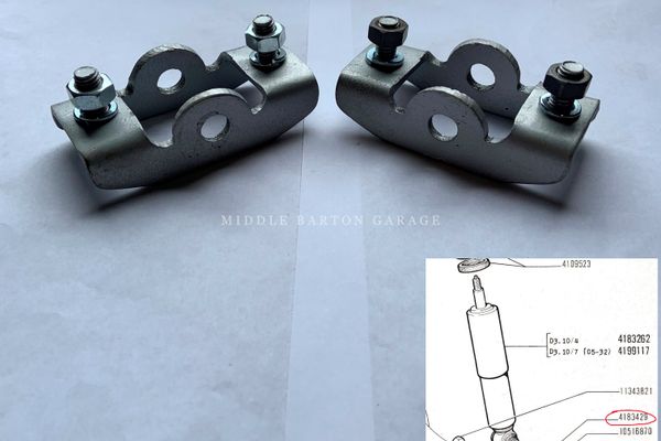 SHOCK ABSORBER REAR MOUNTING POINT (PAIR) 124 AS/AC