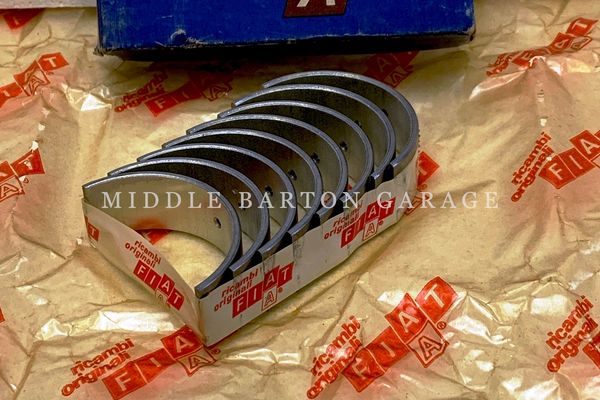 BIG END BEARING SET FIAT 124 1438cc 1968 - 72 OEM +0.40