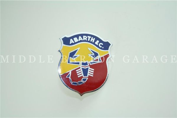 ABARTH SHIELD 51mm 124CSA/130TC ENAMEL