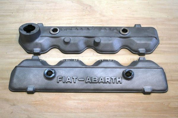 ABARTH TWIN CAM VALVE COVERS PAIR