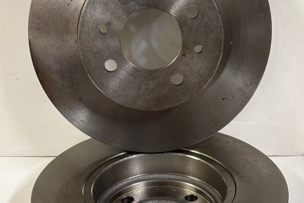 FRONT BRAKE DISCS 124DS (PAIR) RITMO 105TC, ARGENTA